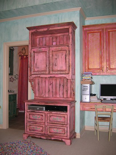 Pink Cabinet Closed